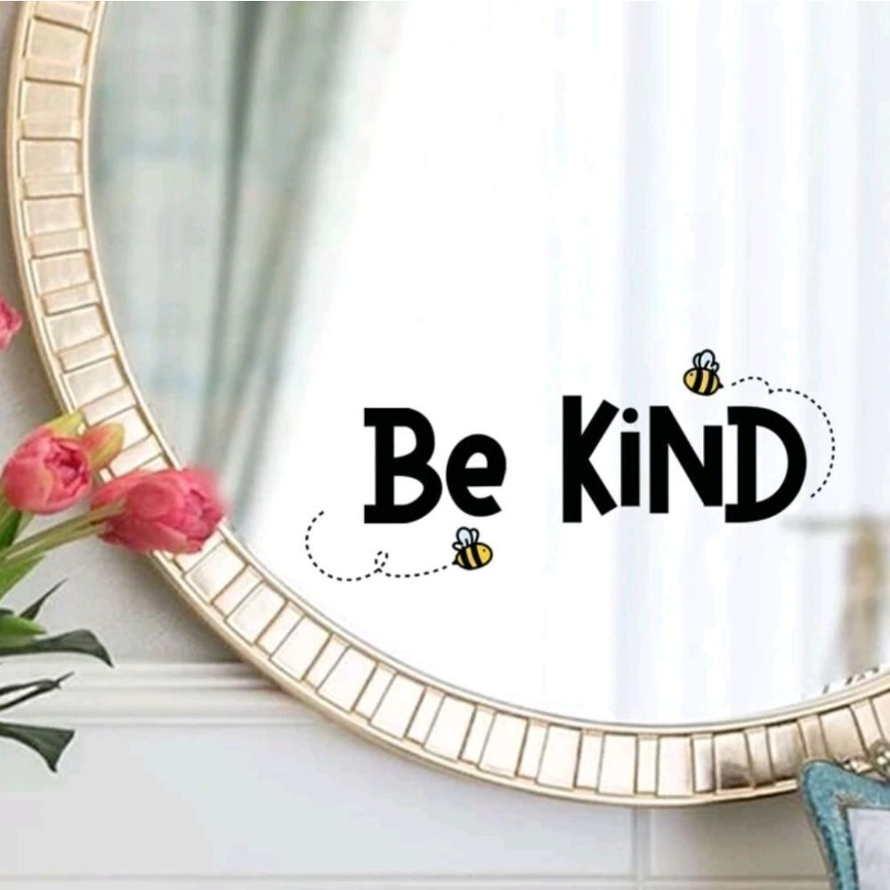 Be Kind 🐝 Wall/Mirror Sticker - Picture 5 of 5